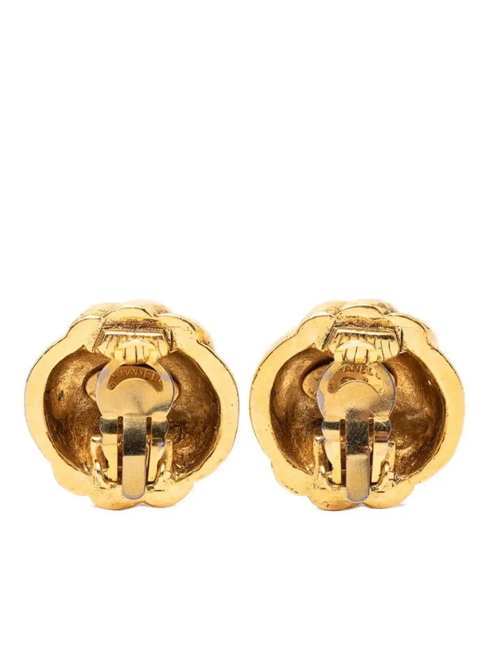 Chanel Cc Logo Clip-On Earrings Metal #246968C70B
